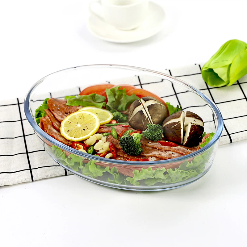 Ofenfeste Auflaufform aus Glas